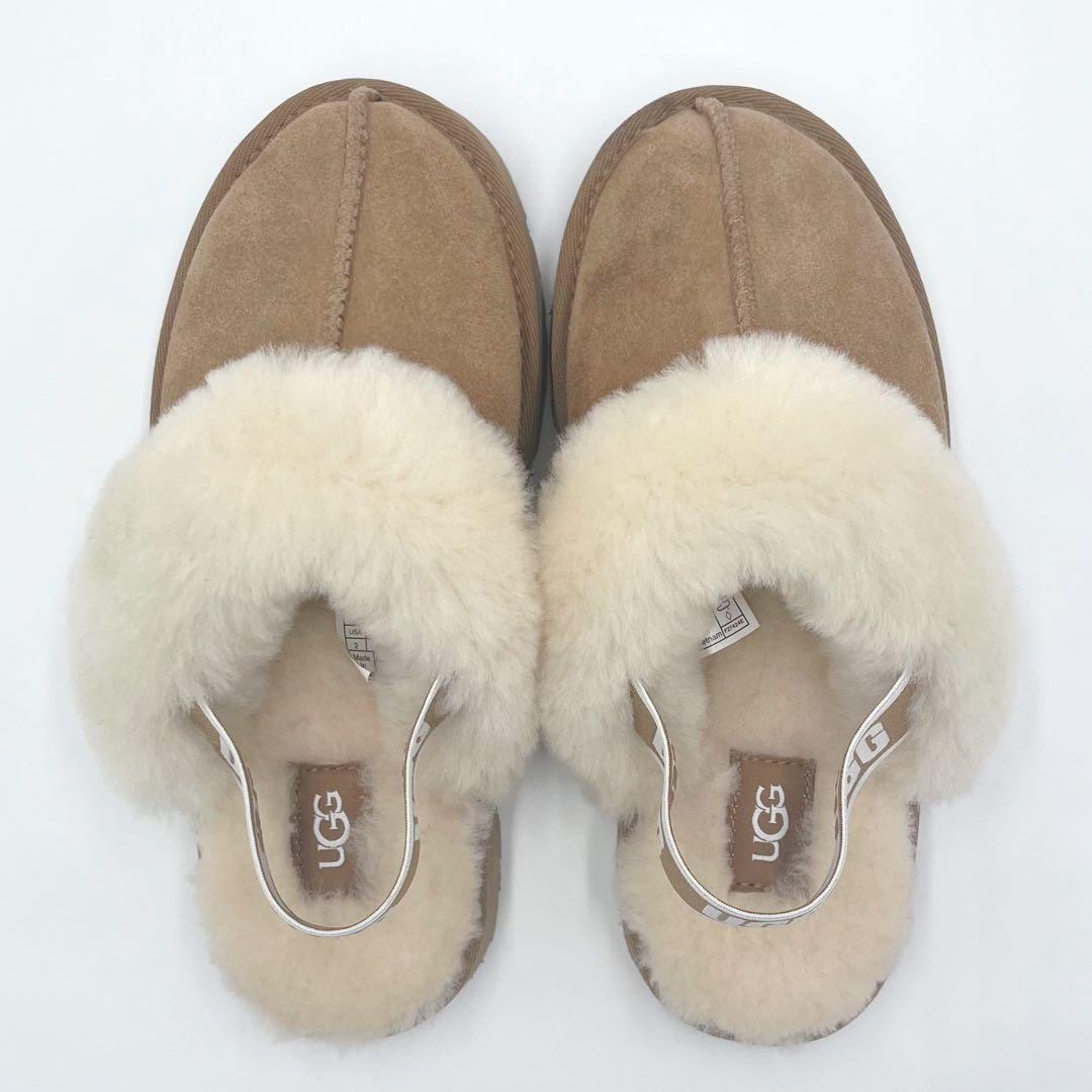 希少✨未使用級✨UGG アグ　ファンケット　チェスナット　ボア 21cm