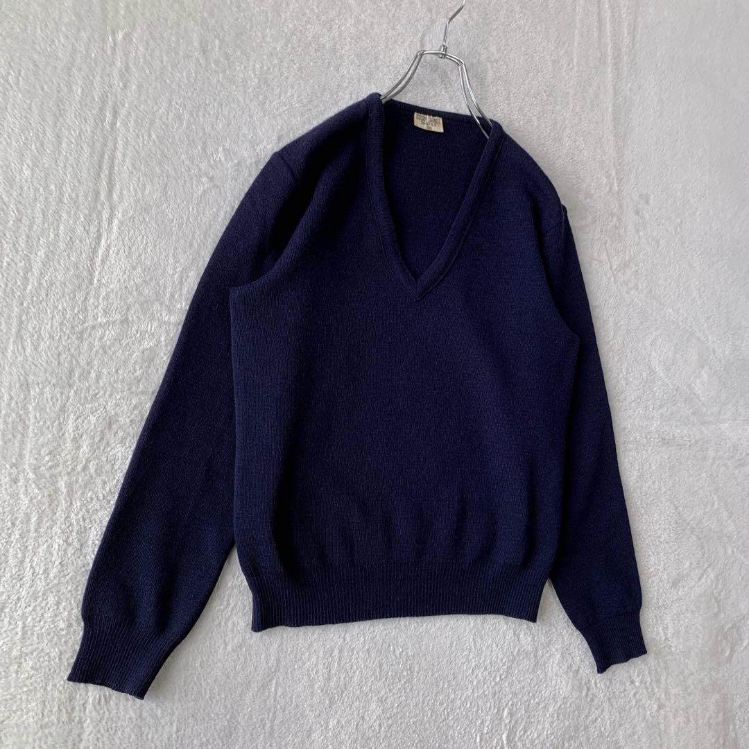 70s フランス軍 実物 ヴィンテージ ニットセーター SAINT JAMES製