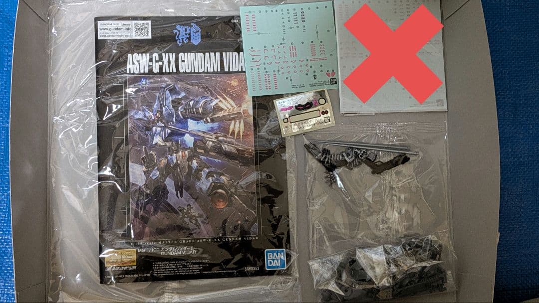 1/100 MG ガンダムヴィダール