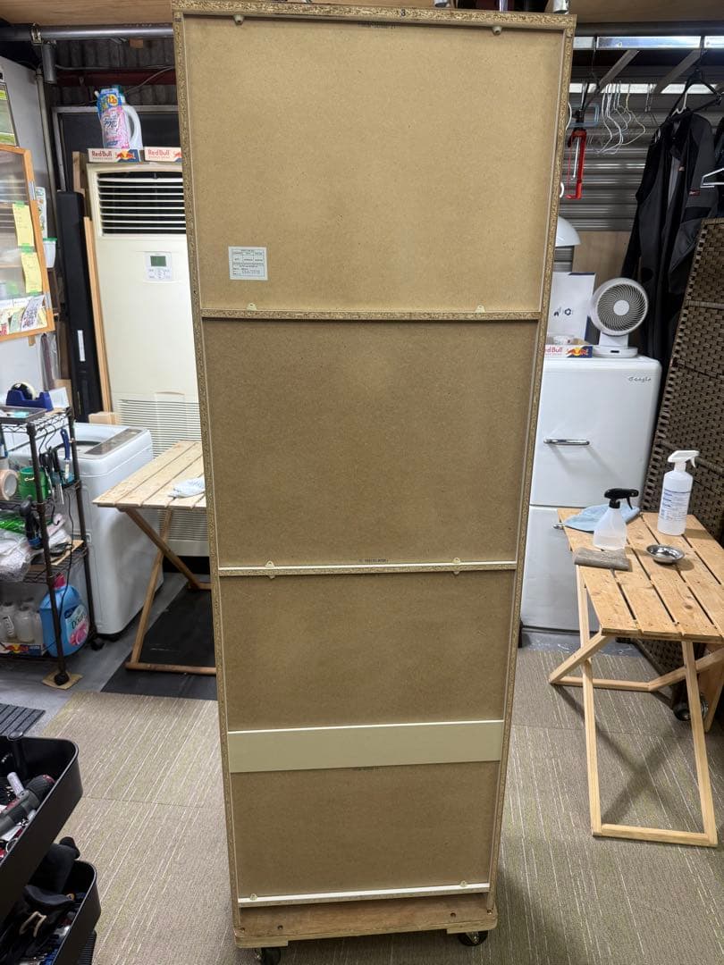 【完成品】【美品】ニトリ　キャビネット　フォルム　SK1860 WH 食器棚