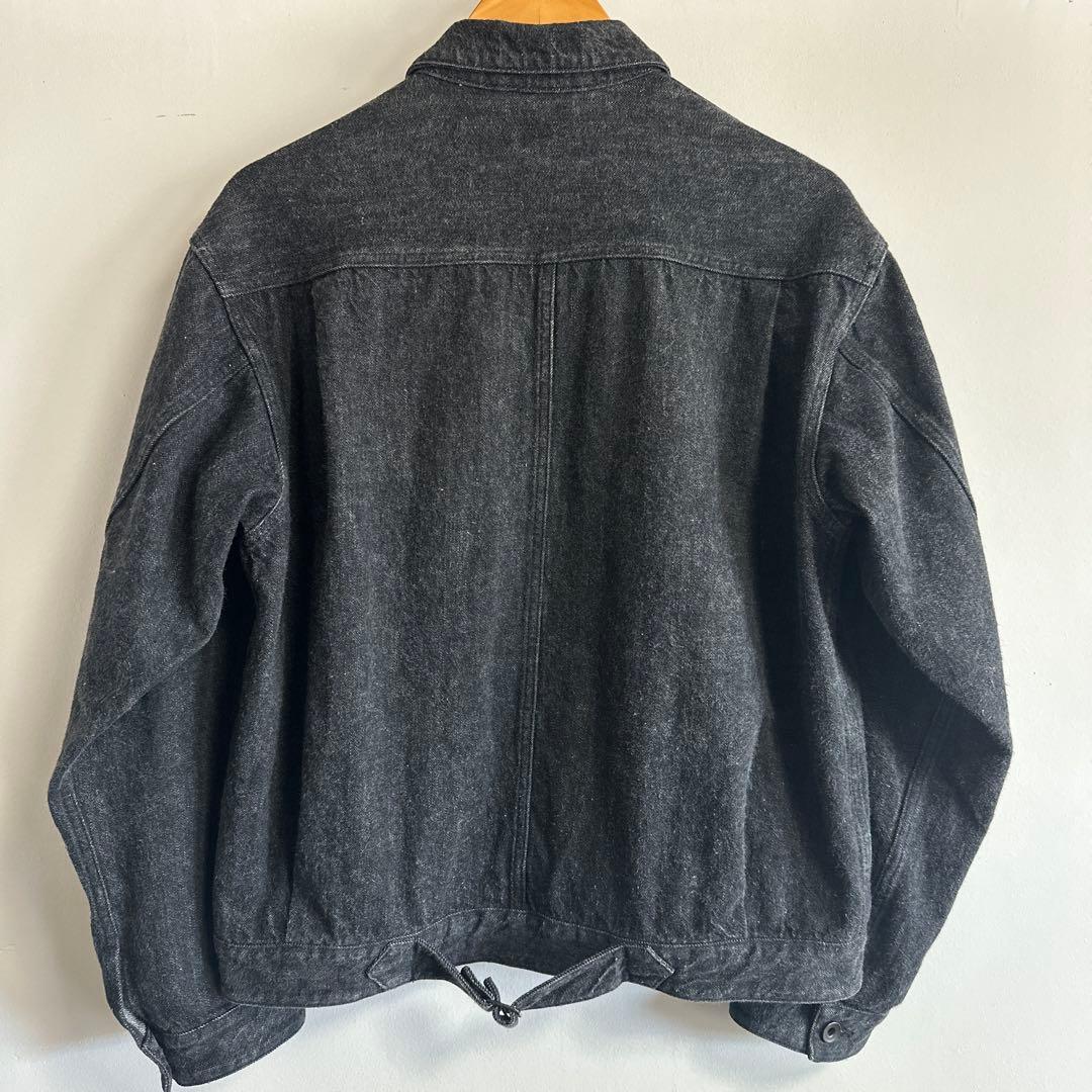廃盤 COMOLI デニムジャケット&パンツ サイズ2 ブラックエクリュ