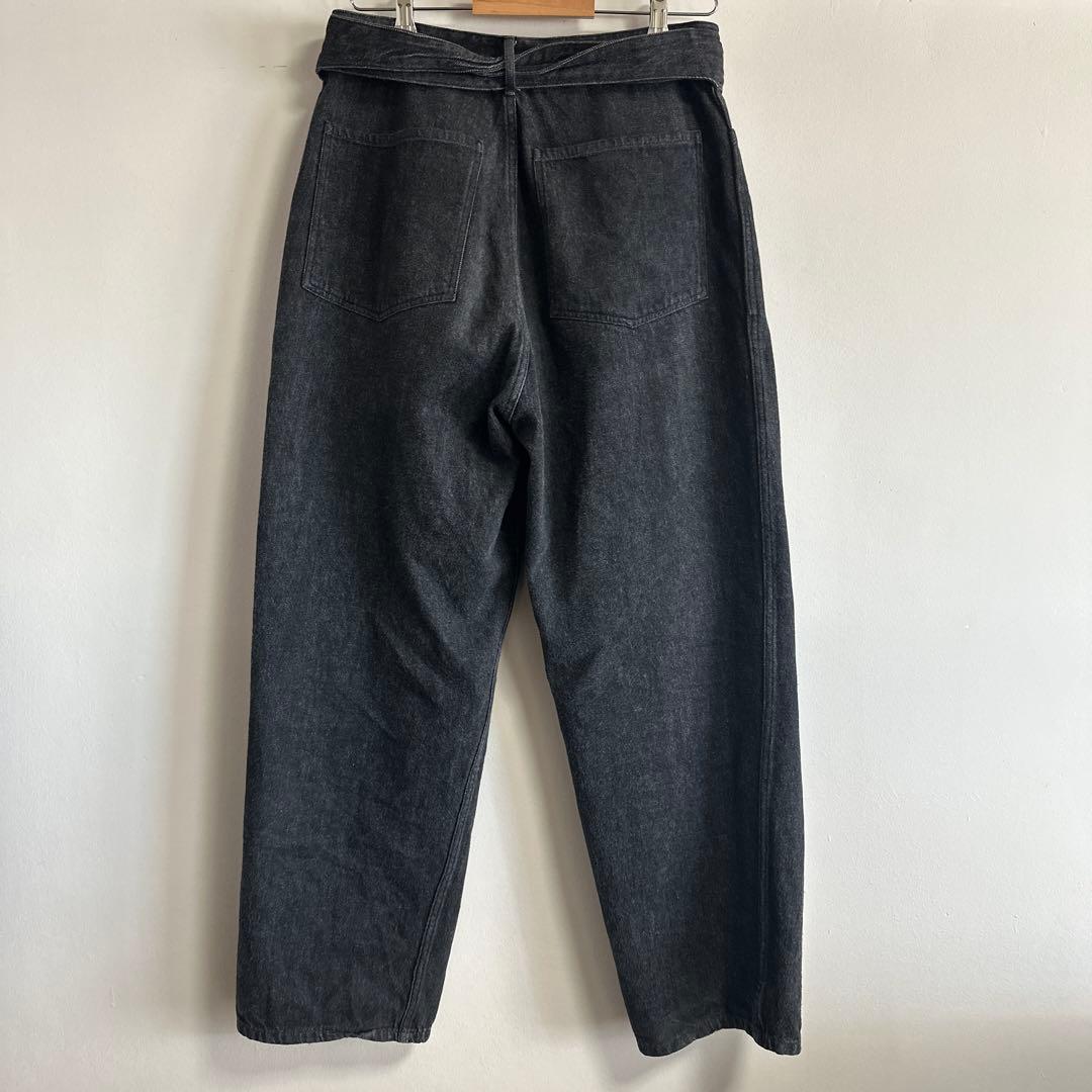 廃盤 COMOLI デニムジャケット&パンツ サイズ2 ブラックエクリュ