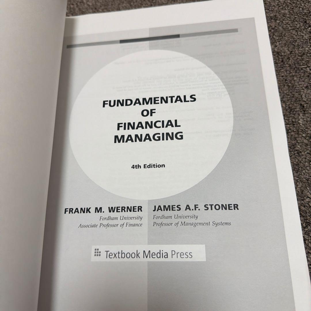 ビジネス・経済 Fundamentals of Financial Managing 4th