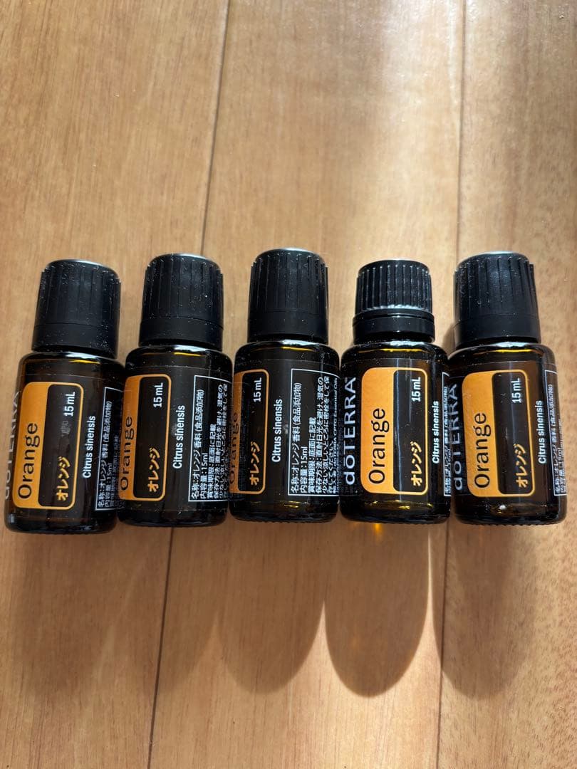 ドテラ・オレンジ精油5本セット