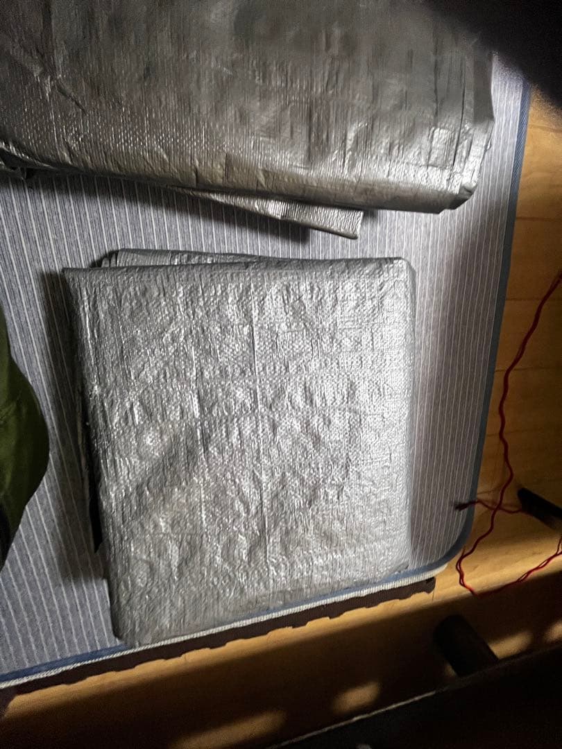 DOD ワンポールテント RX (L) カーキ　鉄？ペグ　アルミシートなどセット