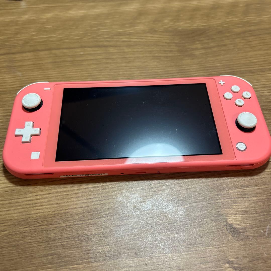 【充電器なし】Nintendo Switch Lite コーラル 動作品