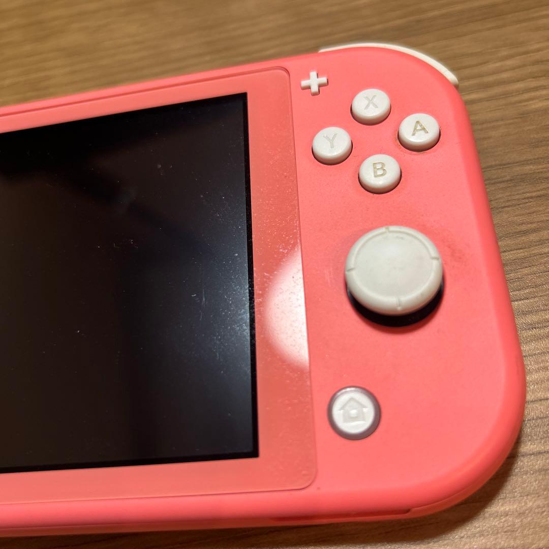 【充電器なし】Nintendo Switch Lite コーラル 動作品