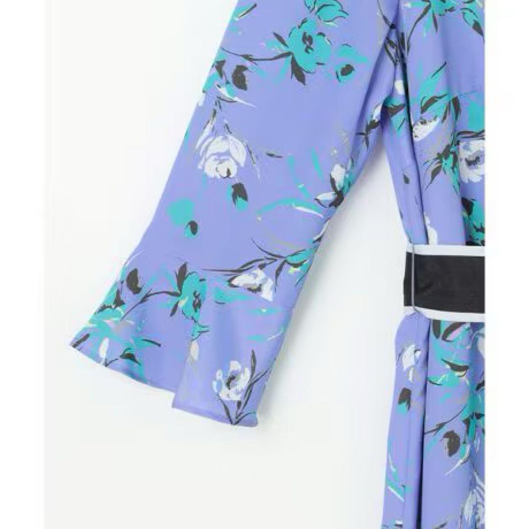 グレースコンチネンタル　フラワーパターンワンピース　ダイアグラム