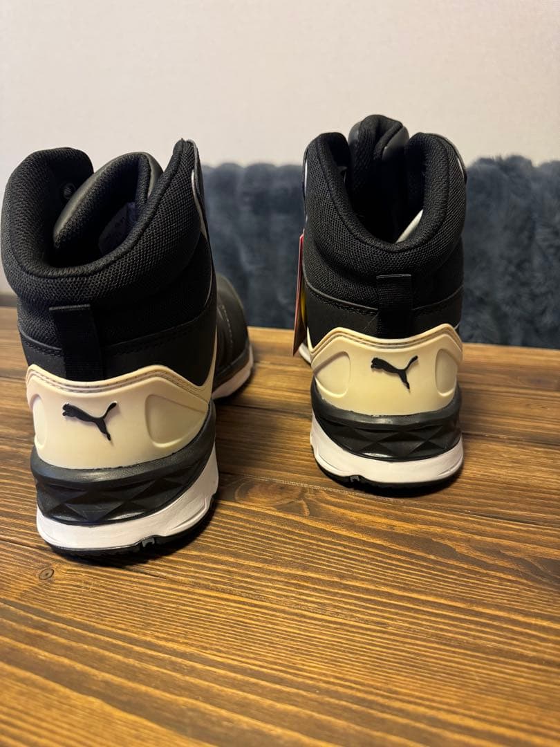 PUMA 安全靴 ブラック/ホワイト