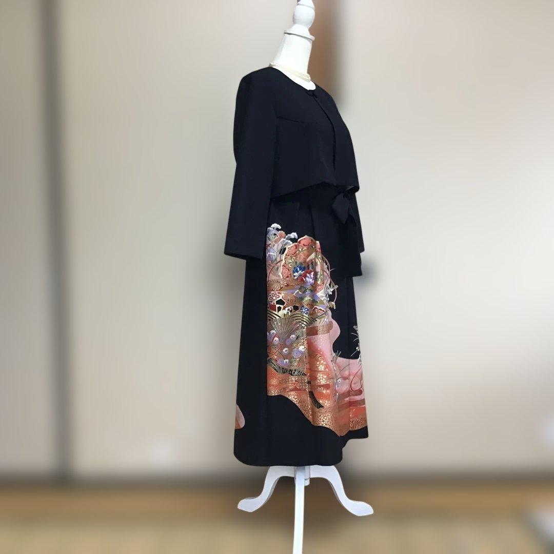 ［お得］留袖リメイク、ボレロ付きワンピース❣️