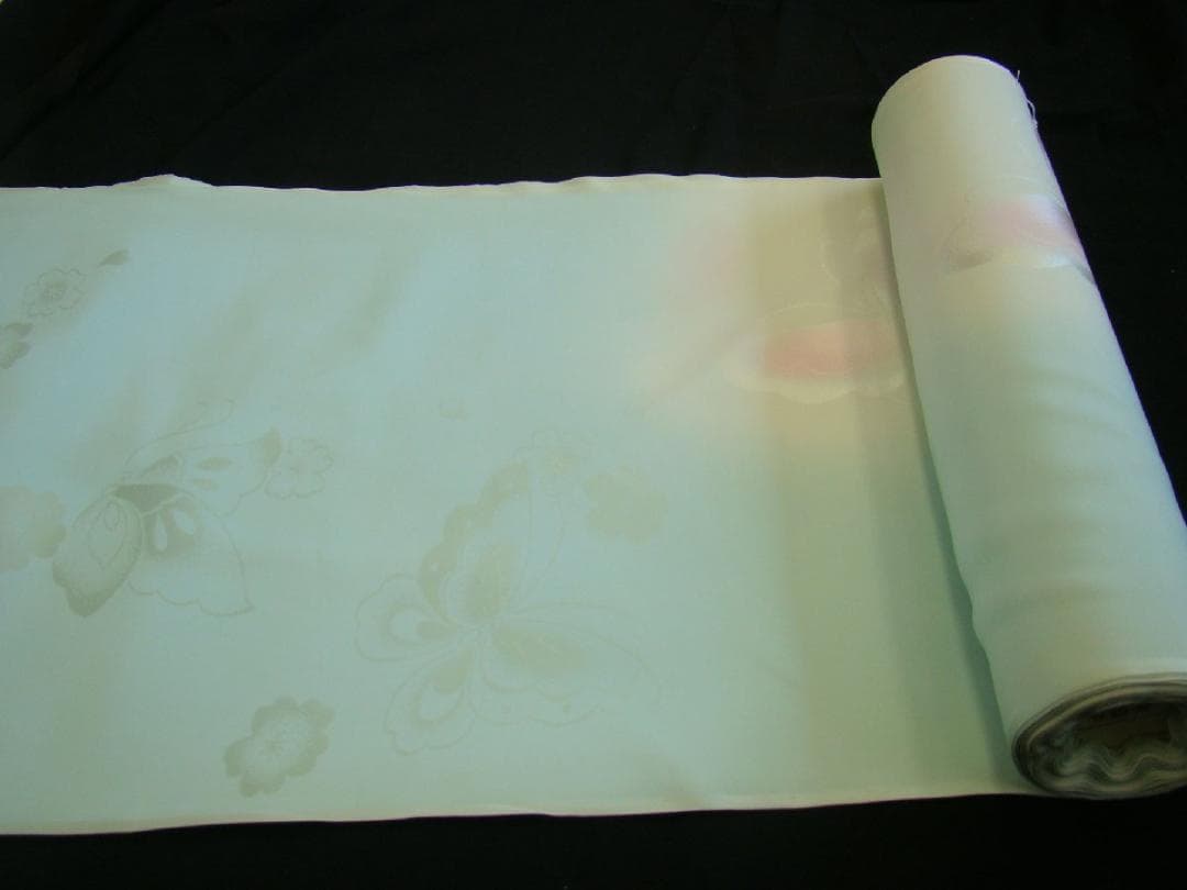 新品 裄71cm 振袖用 極上 倫子地 長襦袢 反物 正絹18.0ｍ Gｓ935