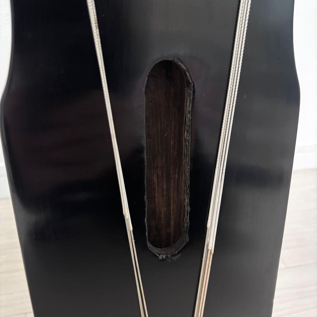 高級 中国箏 お琴 古琴　7弦　収納袋付き