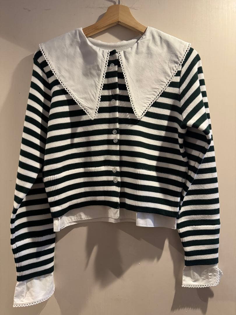 新品タグ付Bibiy. PATTY PILGRIM TOP ボーダー　限定カラー