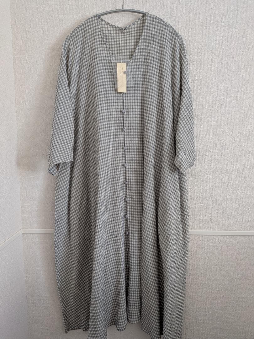 未使用　ヨーガンレール　綿ちぢみ　チュニックワンピース　ババグーリ