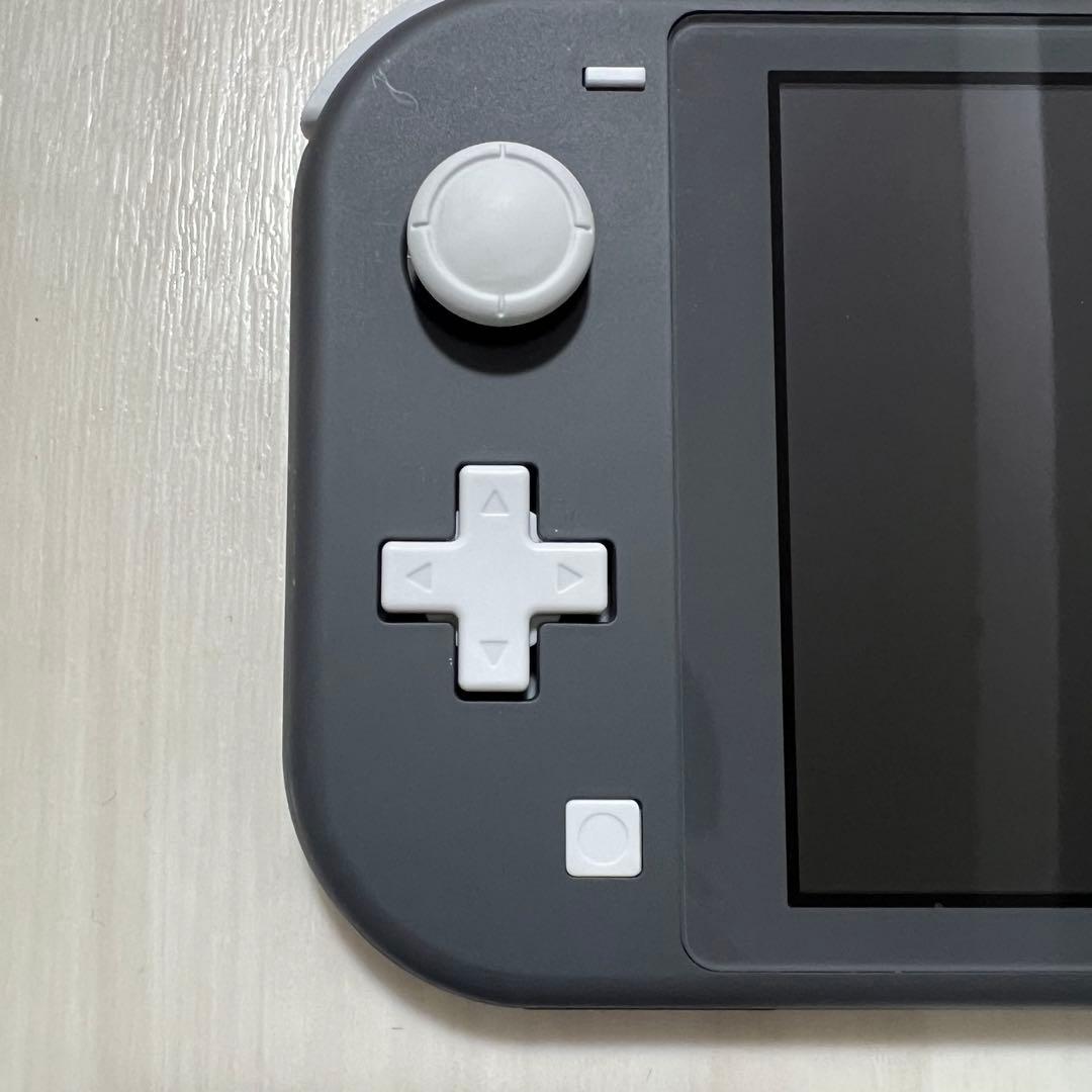 Nintendo Switch Lite グレー本体，充電器，箱付き