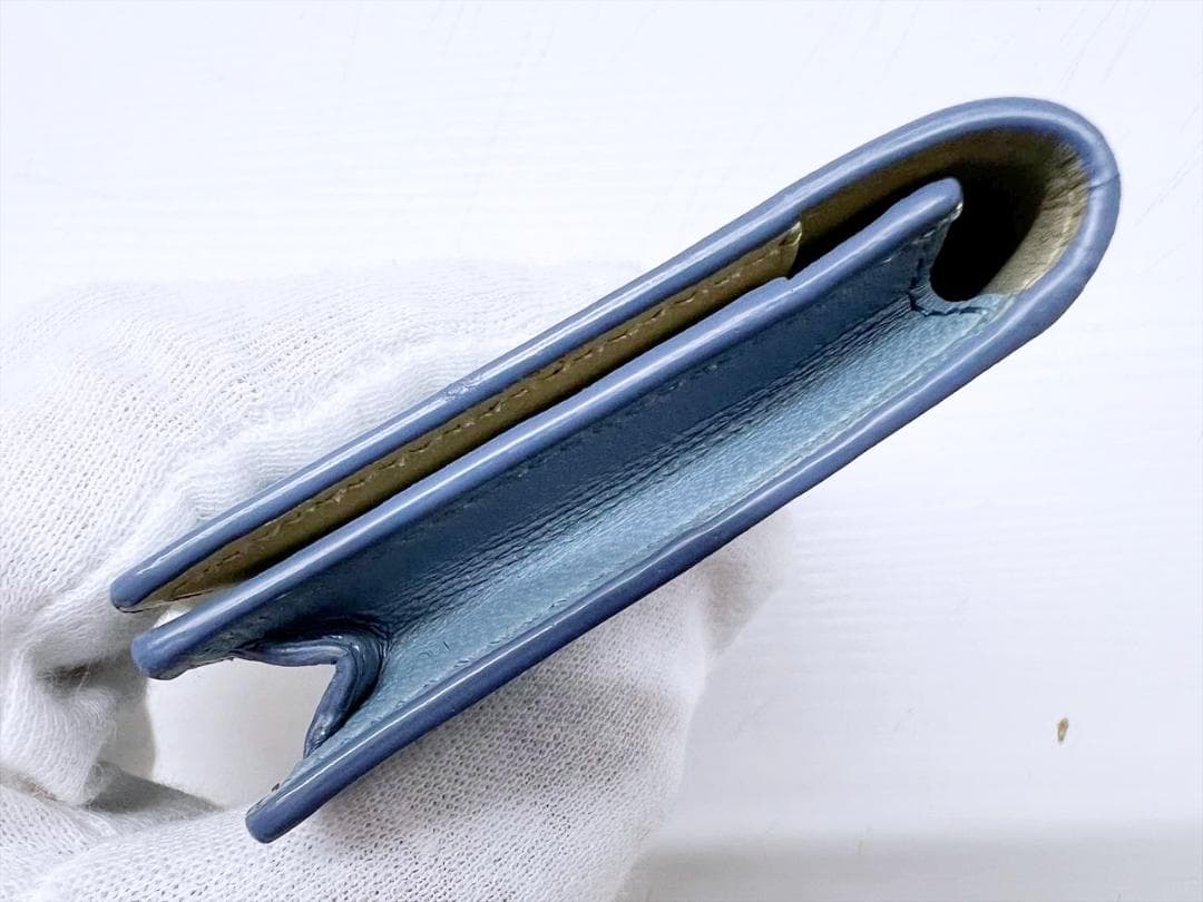 美品　LOEWE　ロエベ　アナグラム　レザー　カードホルダー　名刺入れ