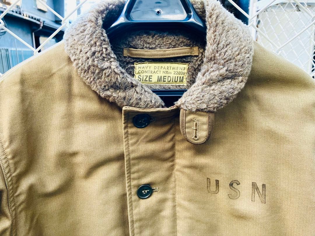 Buzz rickson's N-1 デッキジャケット／カーキ／サイズM