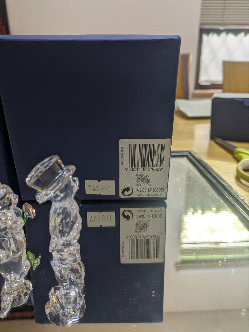 スワロフスキー クリスベア ユー アンド アイ 置物