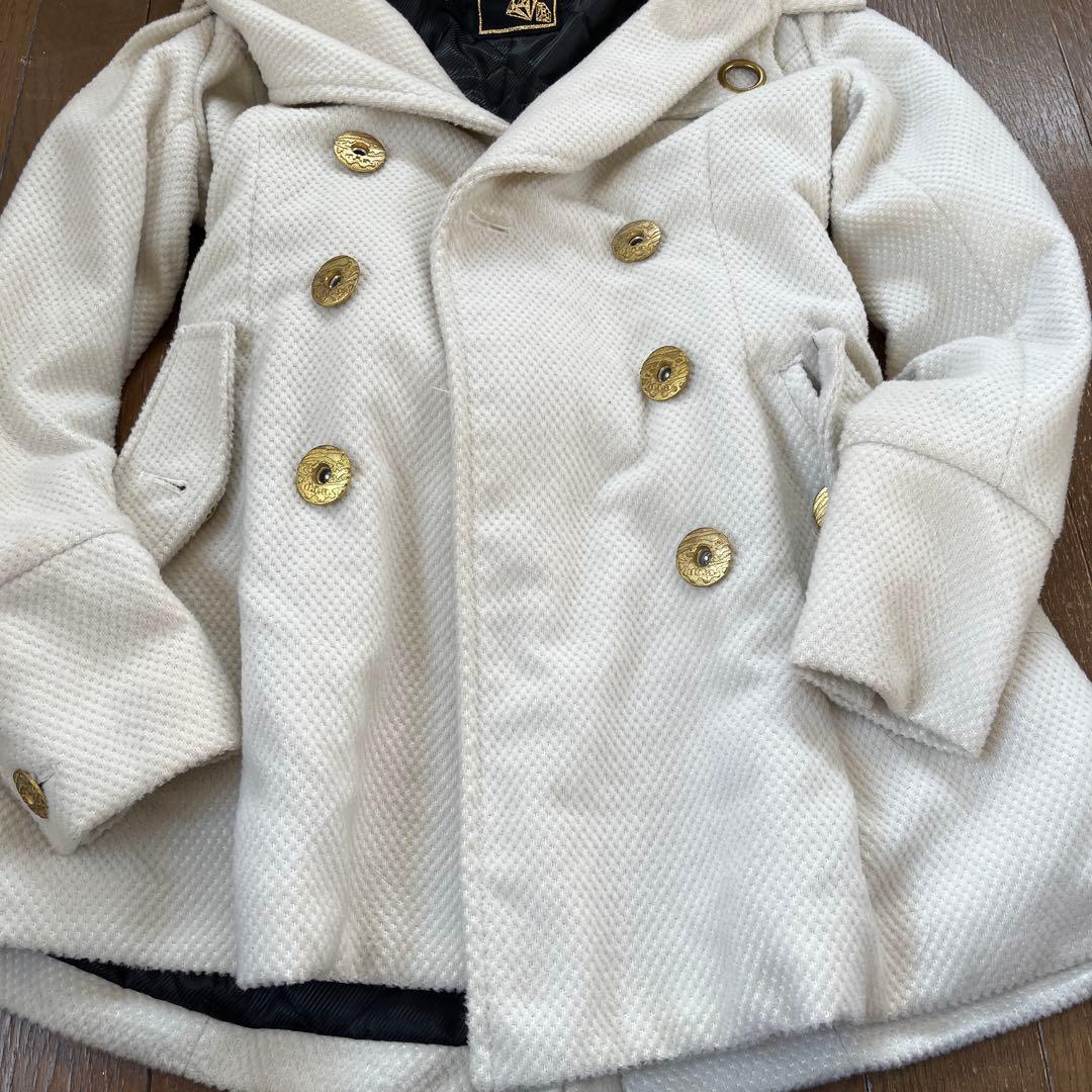 d.i.a. ホワイト ダブルブレスト モッズコート