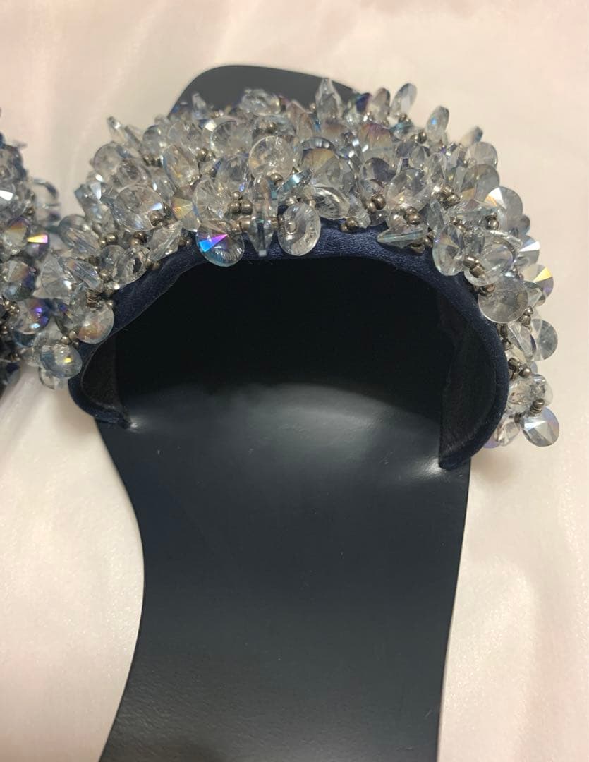 【美品】トリーバーチ　ビジュー　ミュール　サンダル　靴