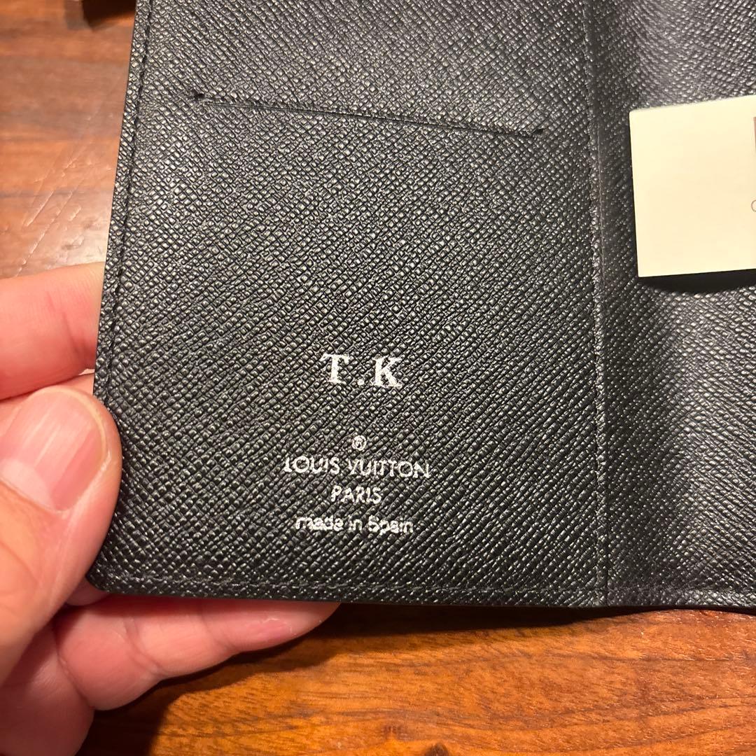 LOUIS VUITTON カードホルダー ブラック　ダミエ　手帳カバー