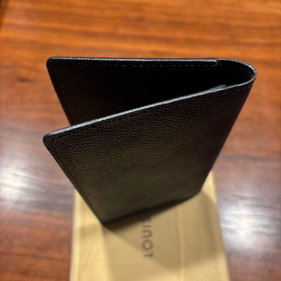 LOUIS VUITTON カードホルダー ブラック　ダミエ　手帳カバー