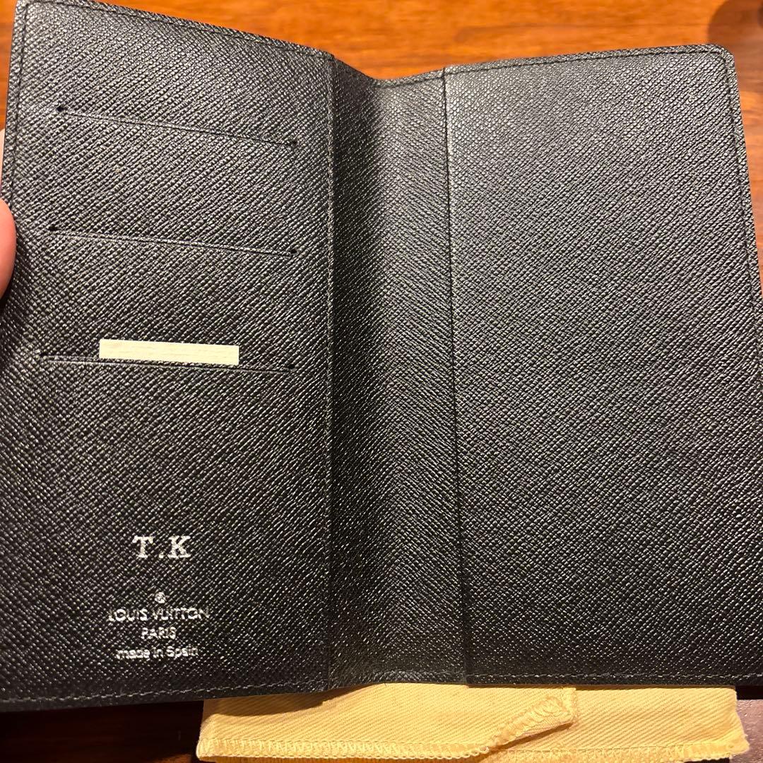 LOUIS VUITTON カードホルダー ブラック　ダミエ　手帳カバー