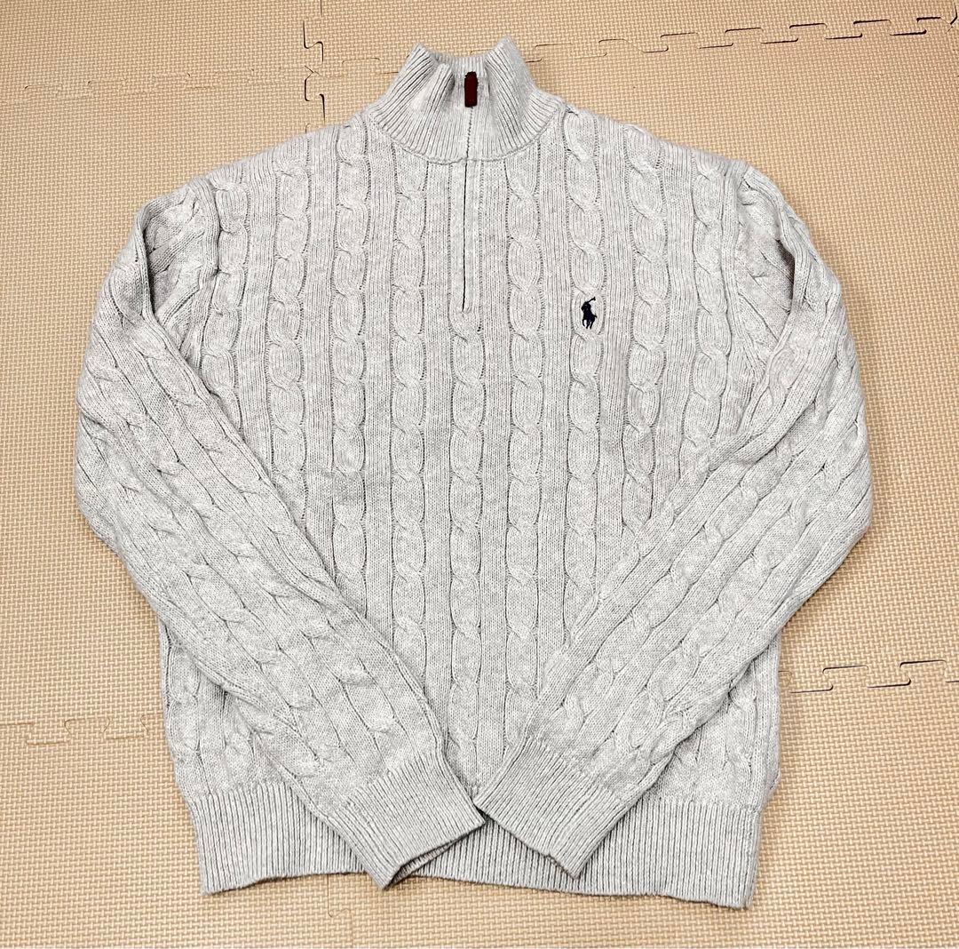 Polo Ralph Lauren ハーフジップケーブルニットセーター