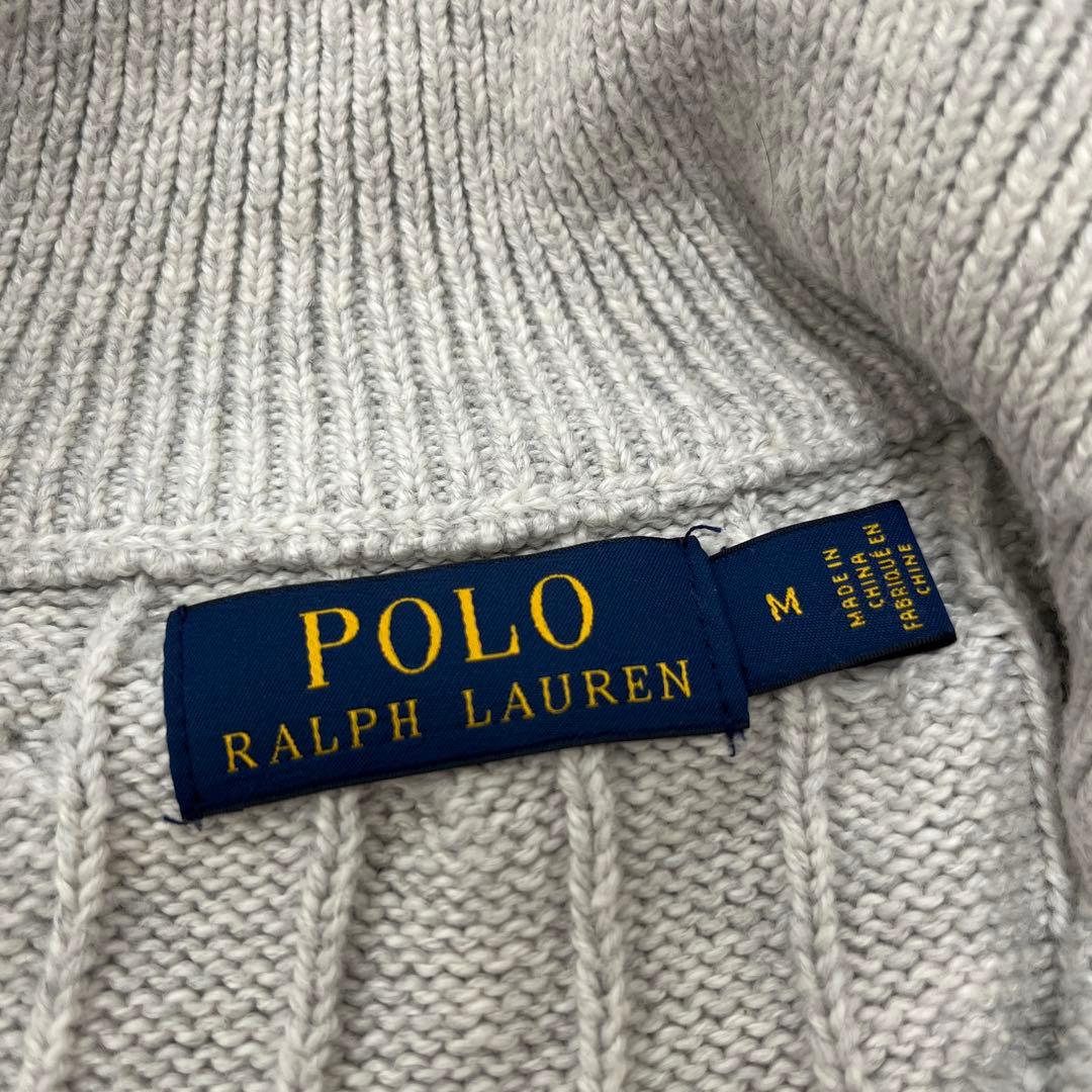 Polo Ralph Lauren ハーフジップケーブルニットセーター