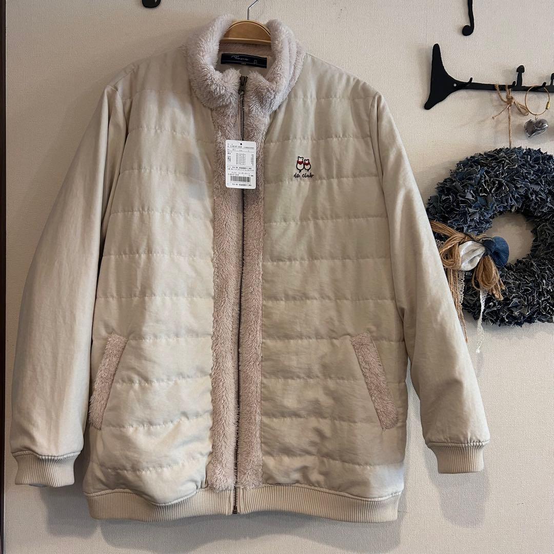 ⭐️ドラッグストアーズ 〈D.S.CLUB〉⭐️【新品】中綿入り　ファー付きブルゾン