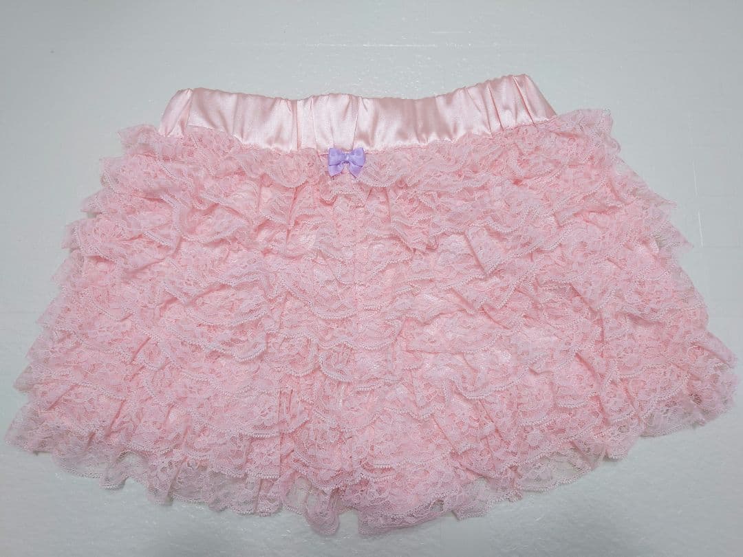 2000s LIZLISA系 ピンク レース スカパンショートパンツ