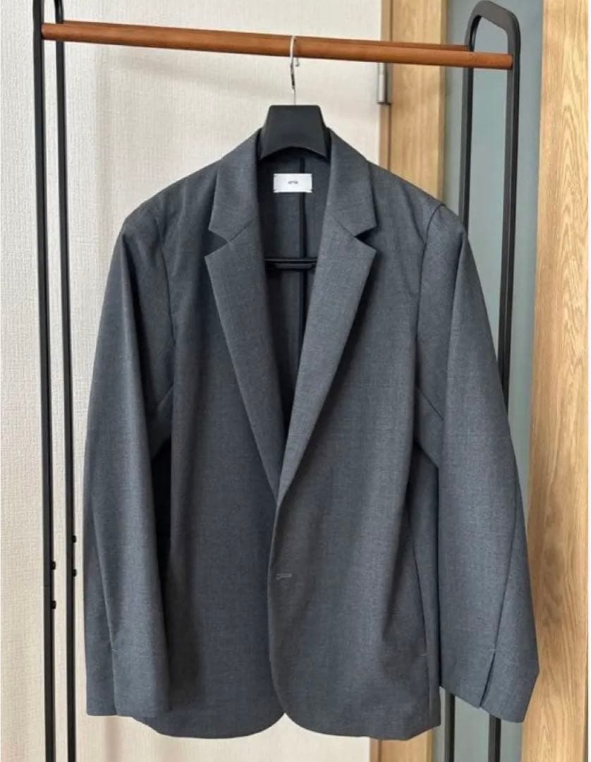 ATON 【エイトン】WOOL TROPICAL JACKET セットアップ