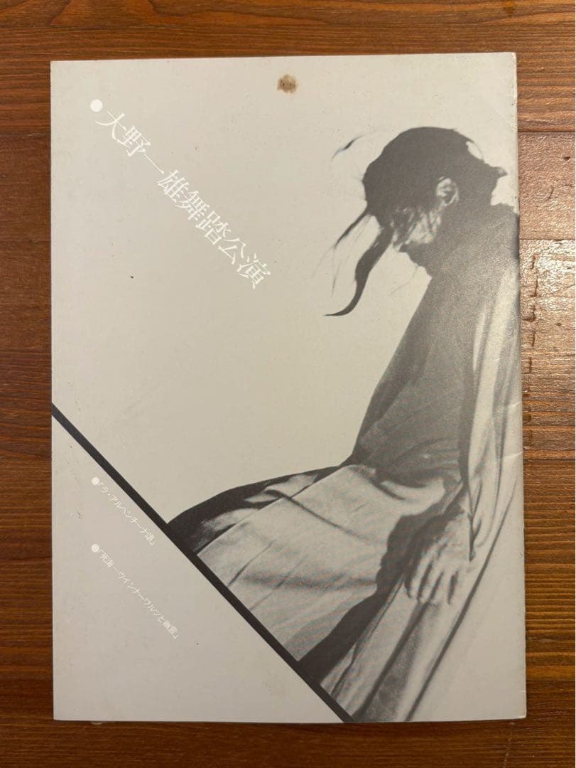 大野一雄 舞踏公演 パンフレット