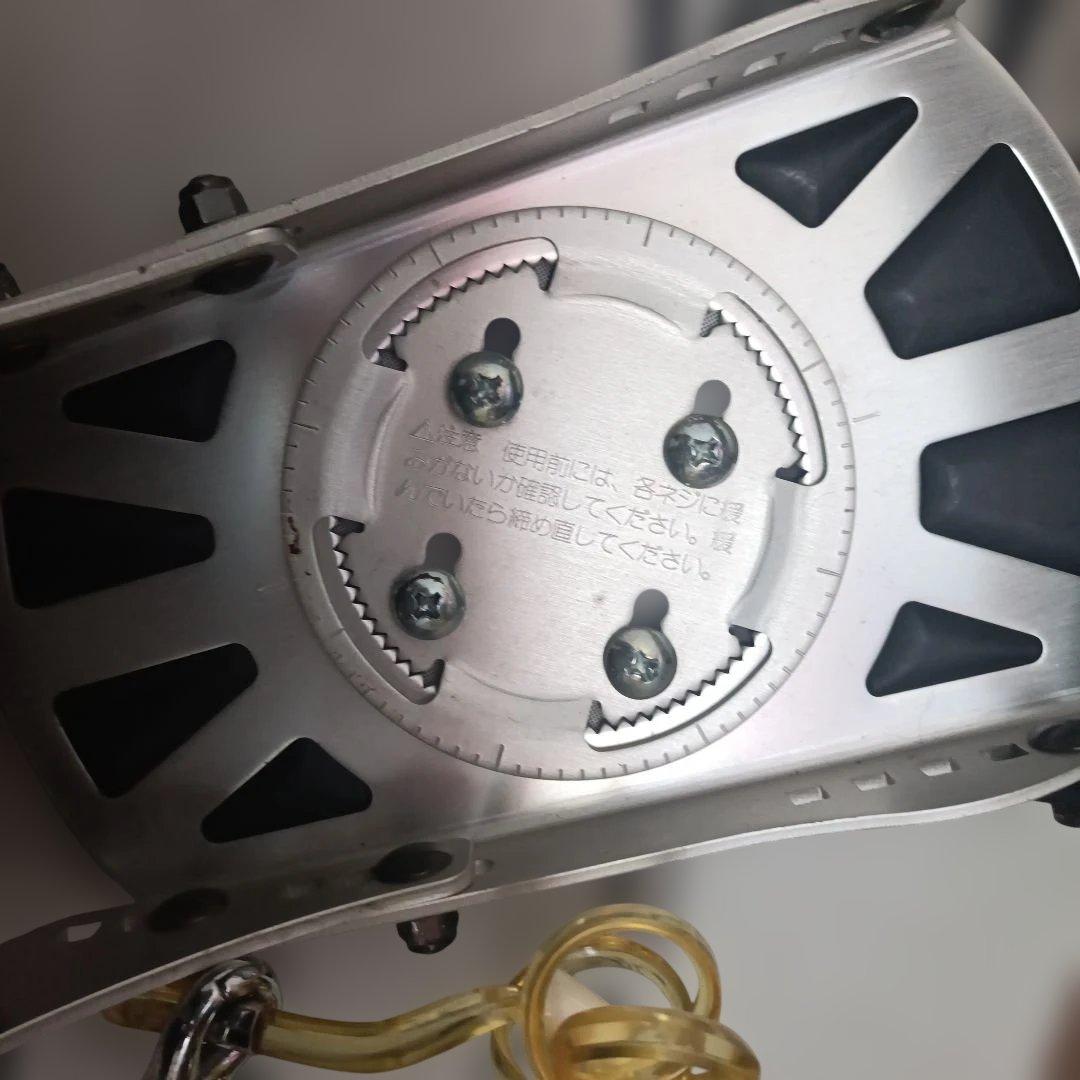 スノーボード グレーオレンジデザイン ビンディング、バック付き