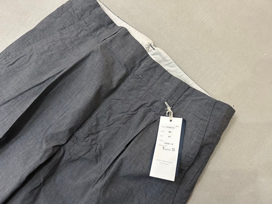 新品 STIIL BY HAND Co / Pe パンツ 44