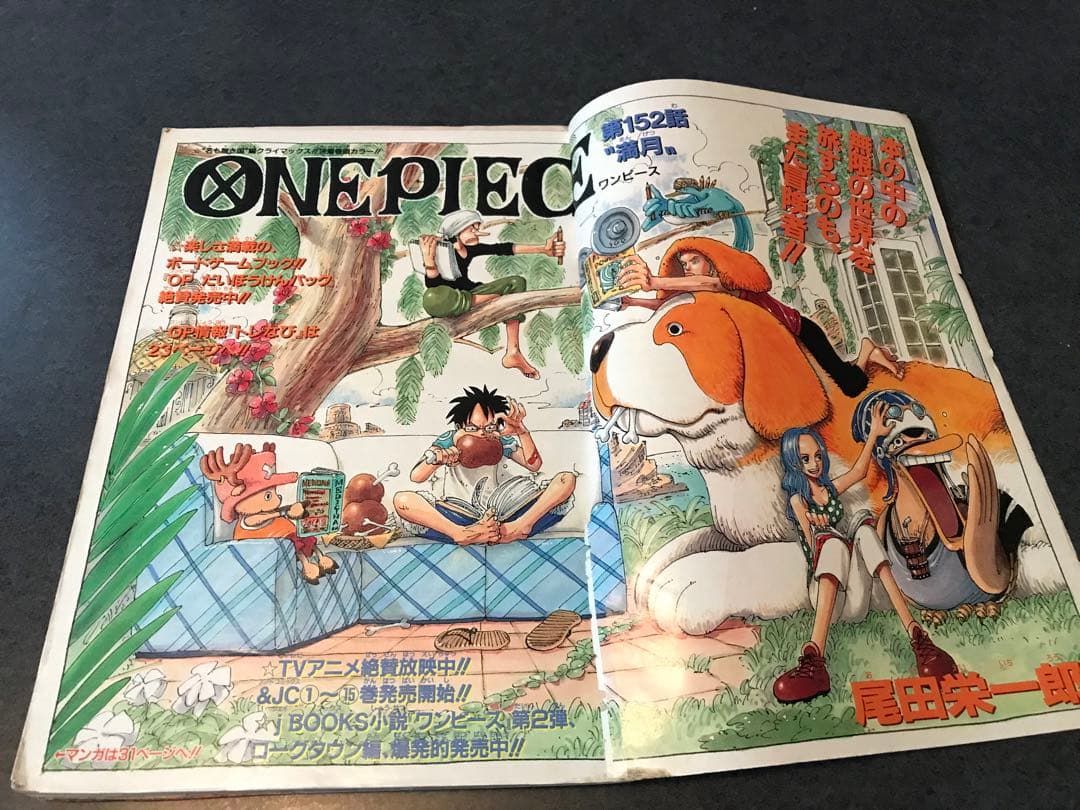 ワンピース　切り抜き　抜有　少年ジャンプ　one piece  尾田栄一郎