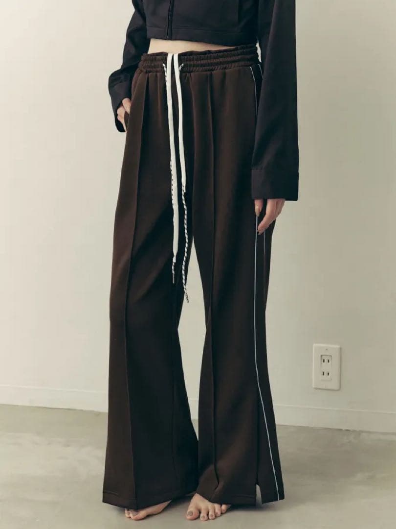 明日削除。ROSARYMOON Layered Jersey Pants