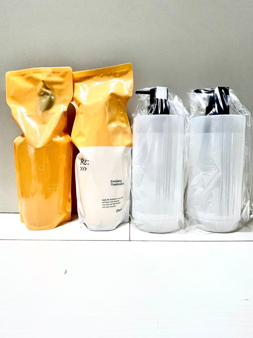 アジュバン　エミサリーシャンプー600mlトリートメント600g＋カートリッジ