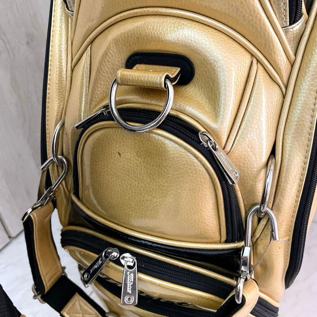 希少　正規品　良品　タイトリスト　メダリオン　3点式　キャディバッグ　ツアー