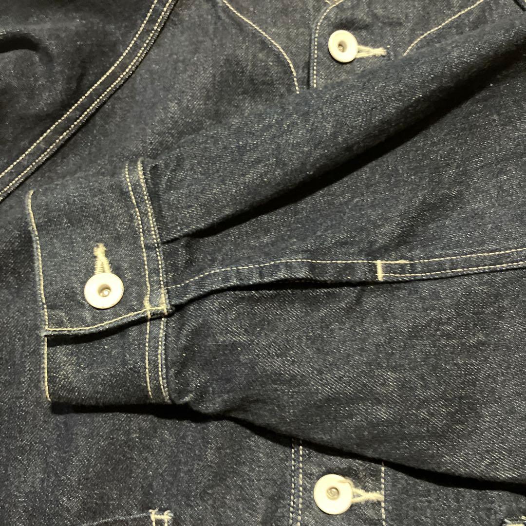 ARTE POVERA ノーカラー デニムジャケット