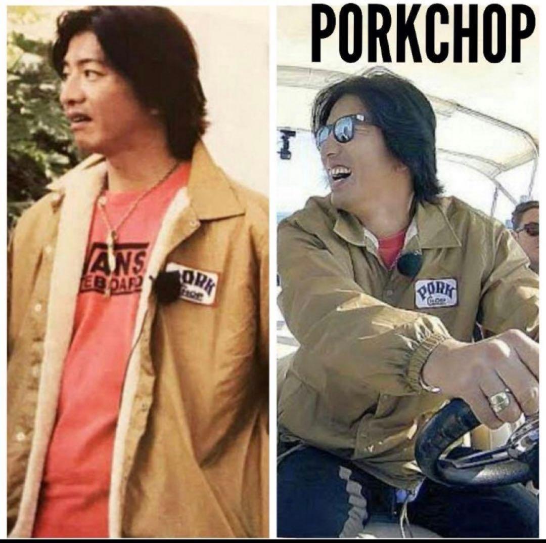 は*ち様 【未使用】PORKCHOP ポークチョップ ボアコーチ　ナイロン　初期