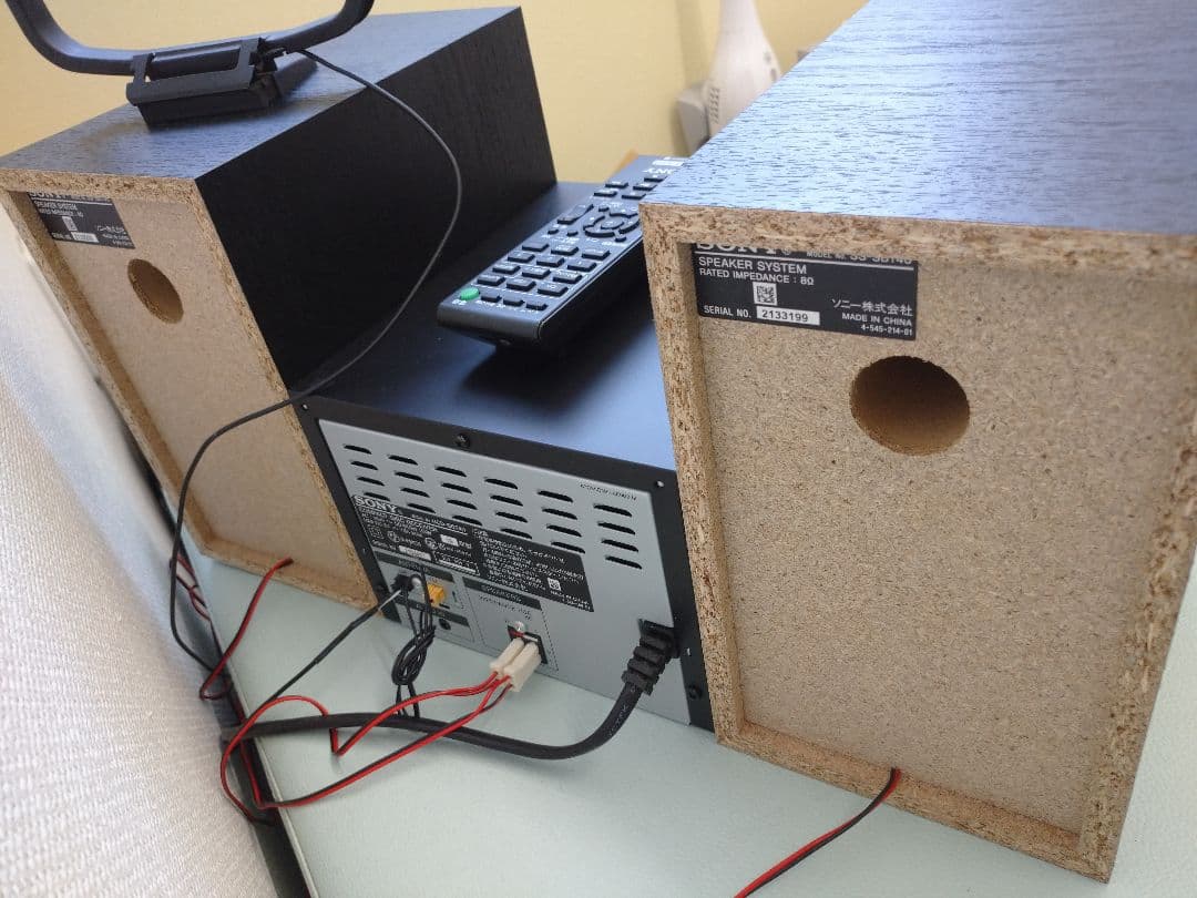 SONY CMT-SBT40 CDコンポ Bluetooth対応、リモコン付き