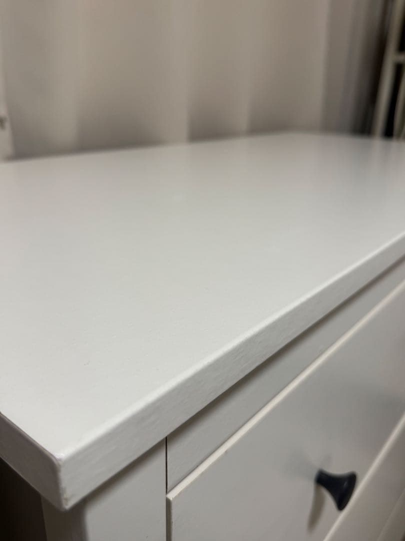 【廃盤超美品】IKEA コッパン KOPPANG 3段チェスト　木製　ホワイト