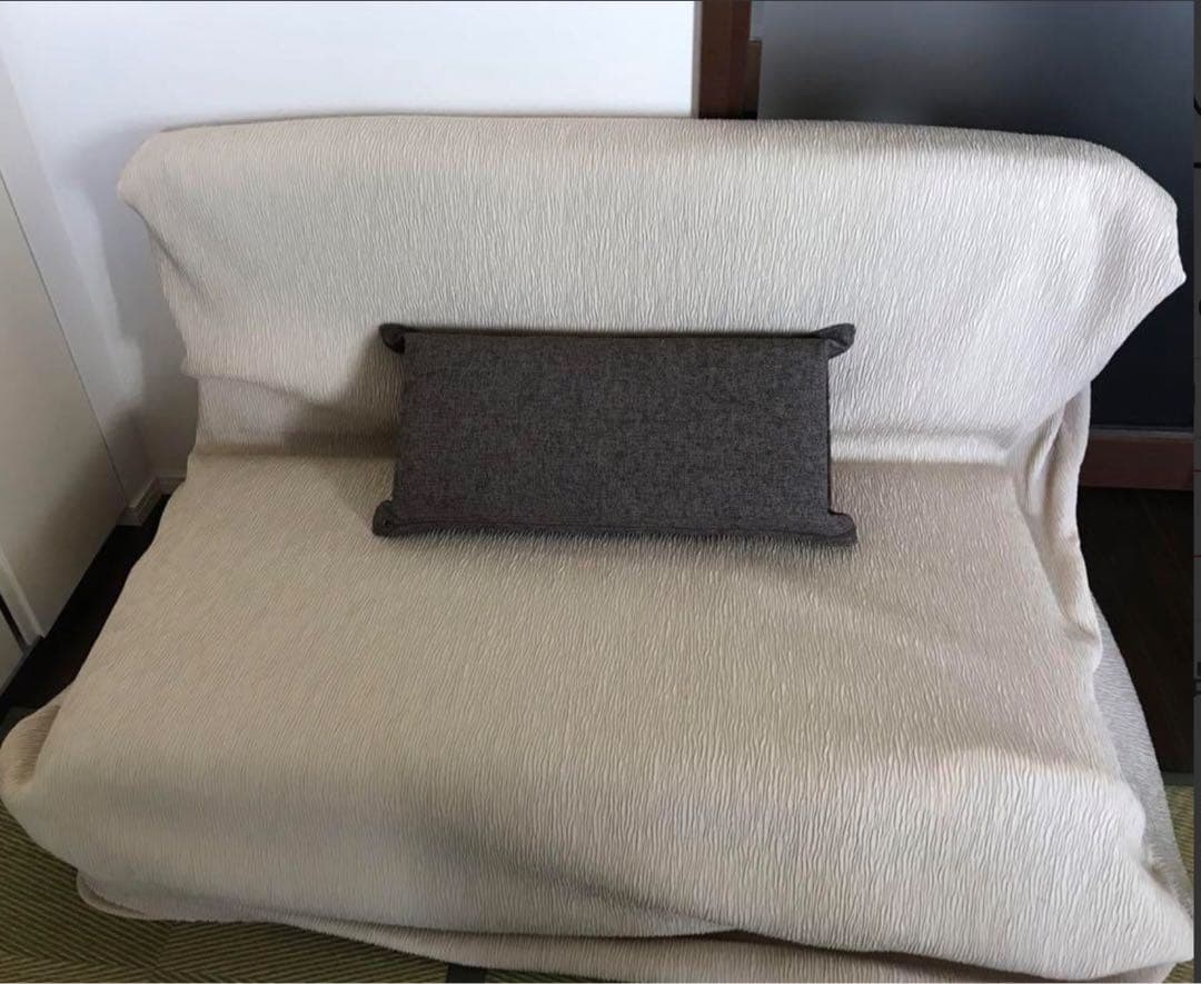 Canさん専用　3WAY 2人がけソファーベッド＋洗えるソファーカバー付き