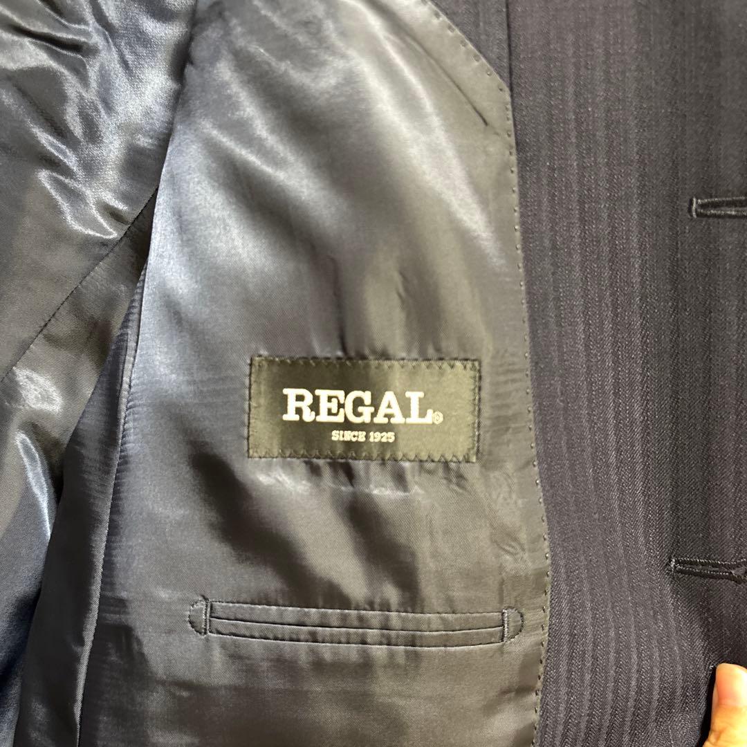 紺ストライプ　REGAL 2タック　ビジネススーツ