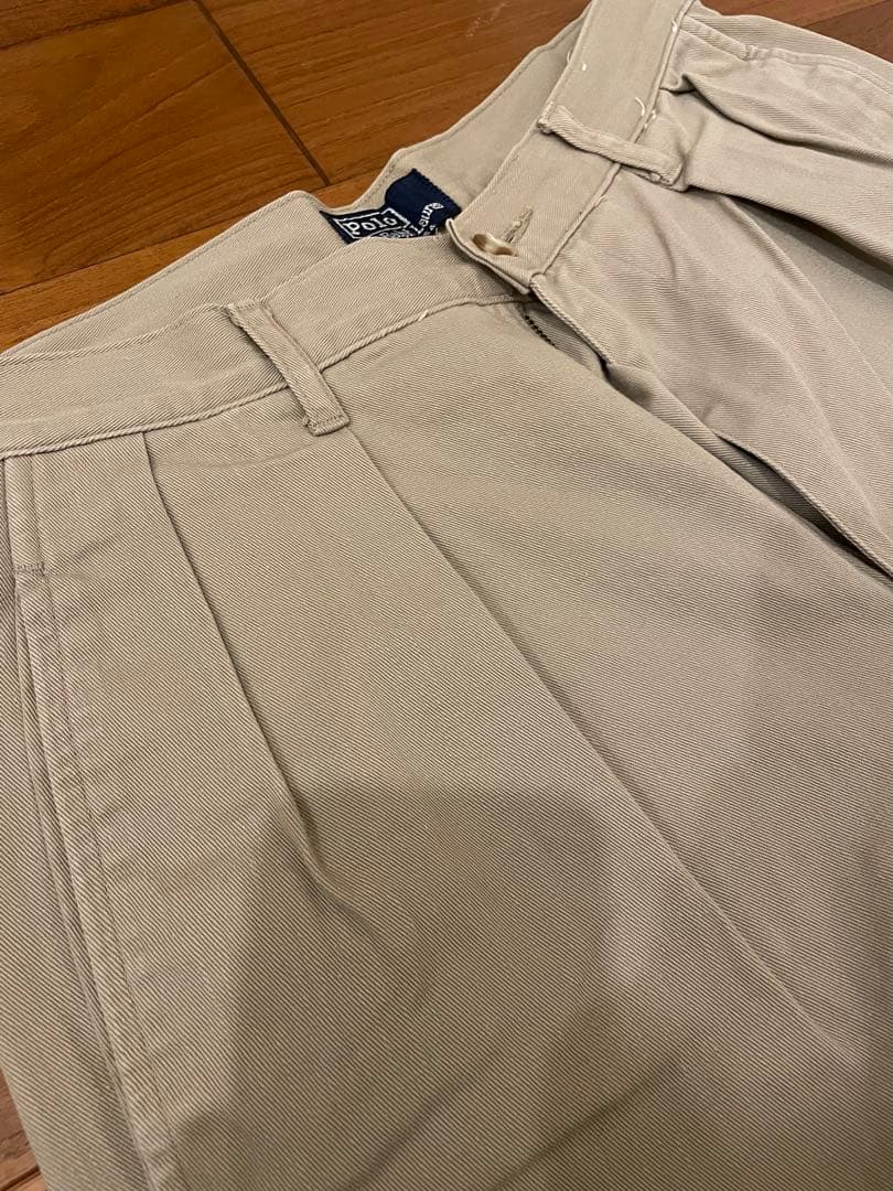 美品 Polo Ralph Lauren ツータックチノ USA製