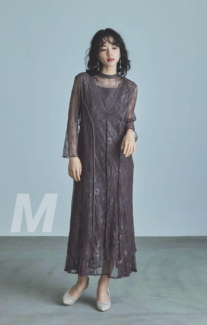 ★新品★ニアナ　総レースベストレイヤードマーメイドドレス　結婚式　パーティー