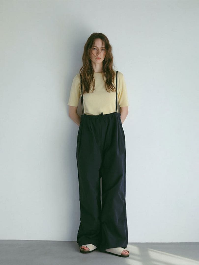 【完売品】ETRE TOKYO デザインストラップボリュームサスパンツ