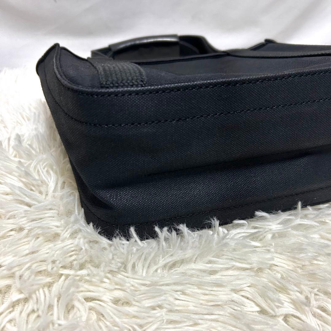 chacoli トートバッグ　キャンバス　スモール　ブラック　レザー