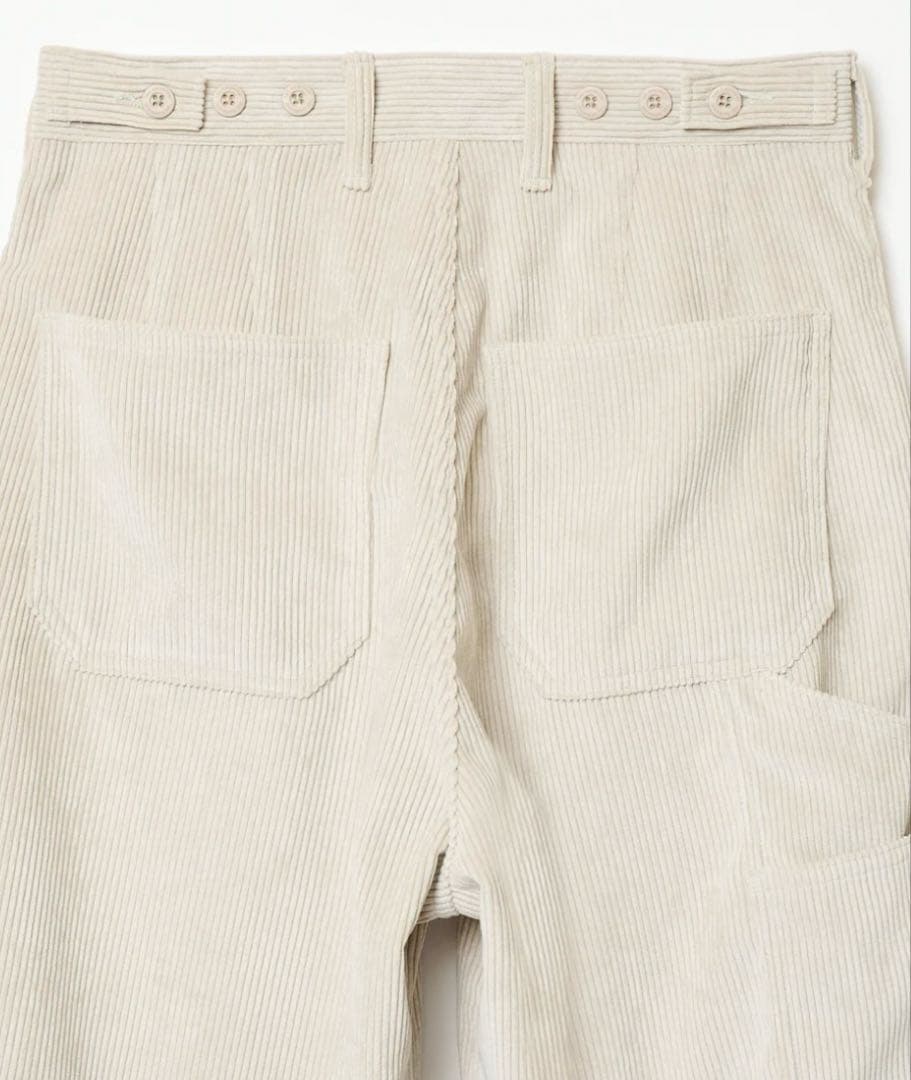 パンツ Shishikui painter C CORDUROY CREAM36